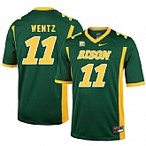 North Dakota State Bison 11 Carson Wentz Green College Football Jersey Dzhi,baseball caps,new era cap wholesale,wholesale hats